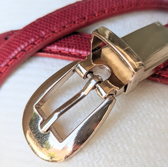 NWOT Vegan Leather Belt - Picture 2 of 2